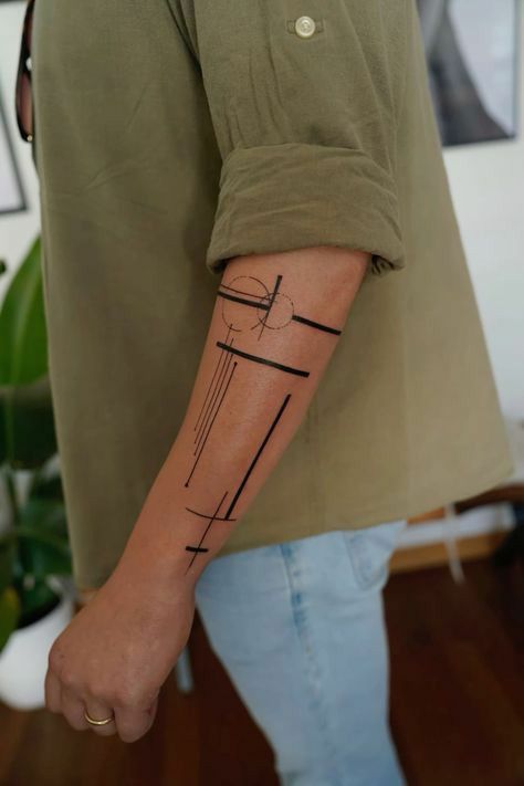 Elegant Minimalist Line Tattoo