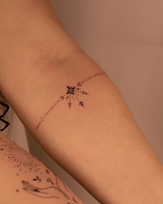 Delicate Minimalist Arm Tattoo Inspiration