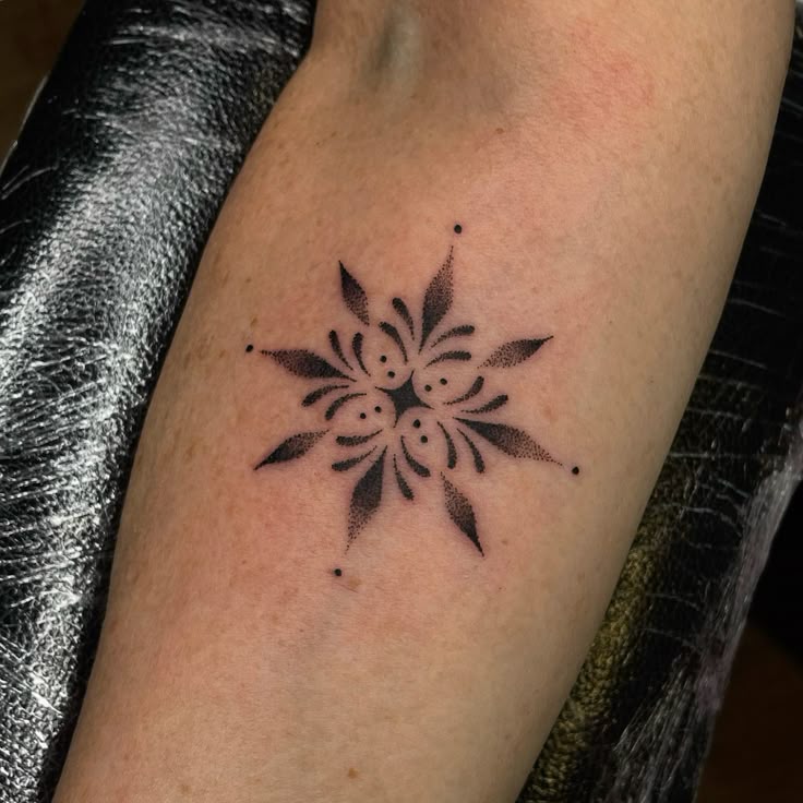 Intricate Dotwork Mandala Tattoo