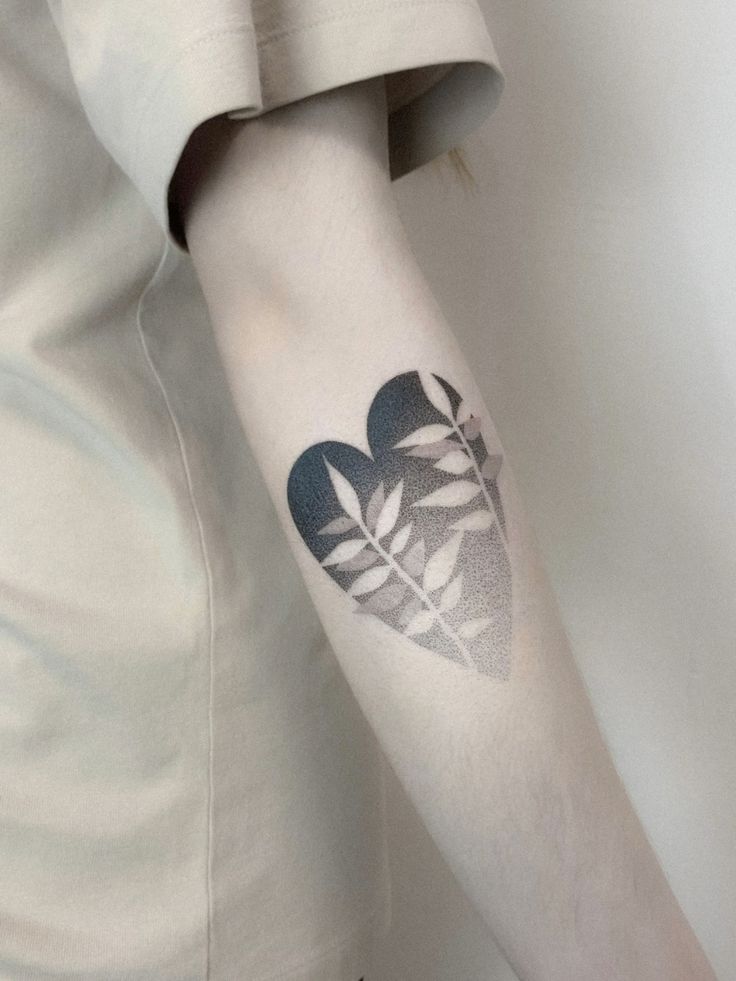 Intricate Heart Dotwork Tattoo