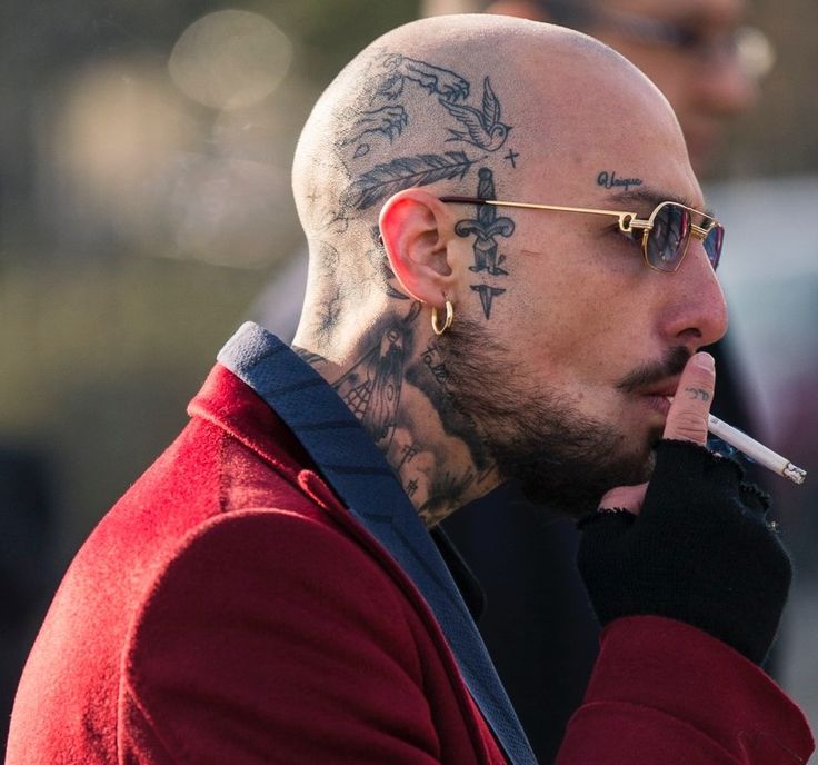 Bold Realistic Face Tattoo Ideas