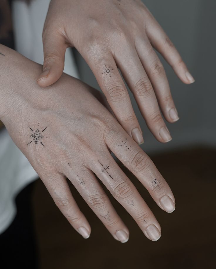 minimalist finger tattoo inspiration