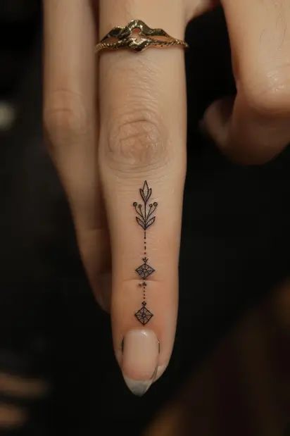 finger tattoo tattoo design idea
