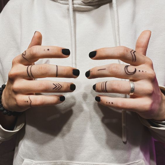 minimalist hand tattoo inspiration
