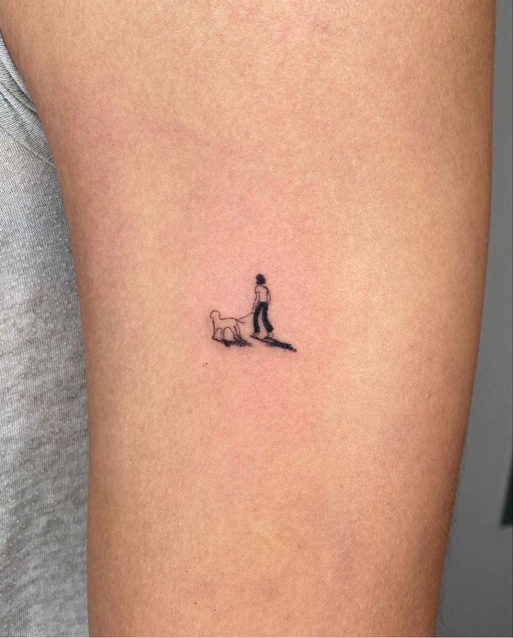 Walking the Dog Tattoo
