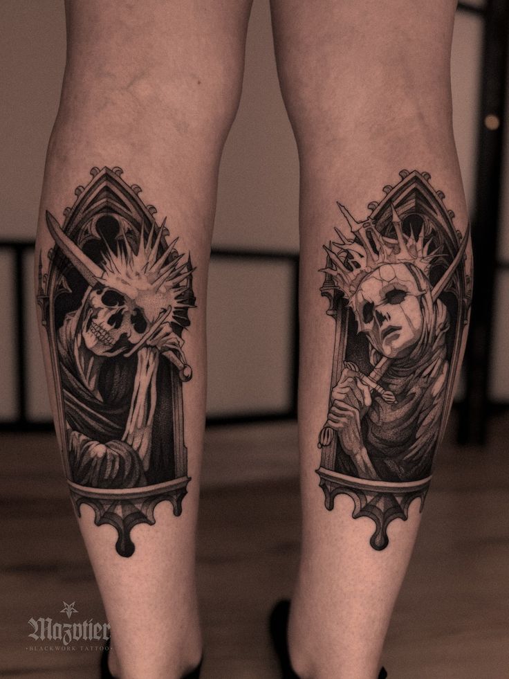 Dark Realism Tattoo for the Bold