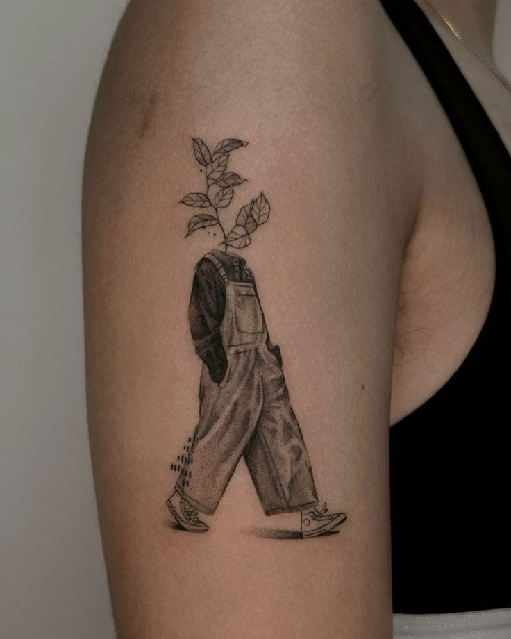 Nature Meets Humanity: A Unique Realism Tattoo Idea