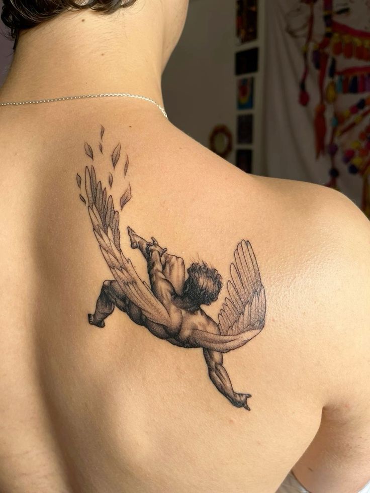 Icarus: The Mythical Wings Tattoo