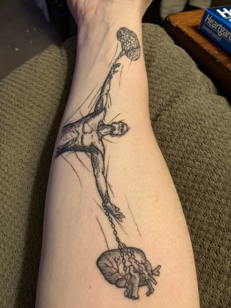 The Weight of Emotion Tattoo