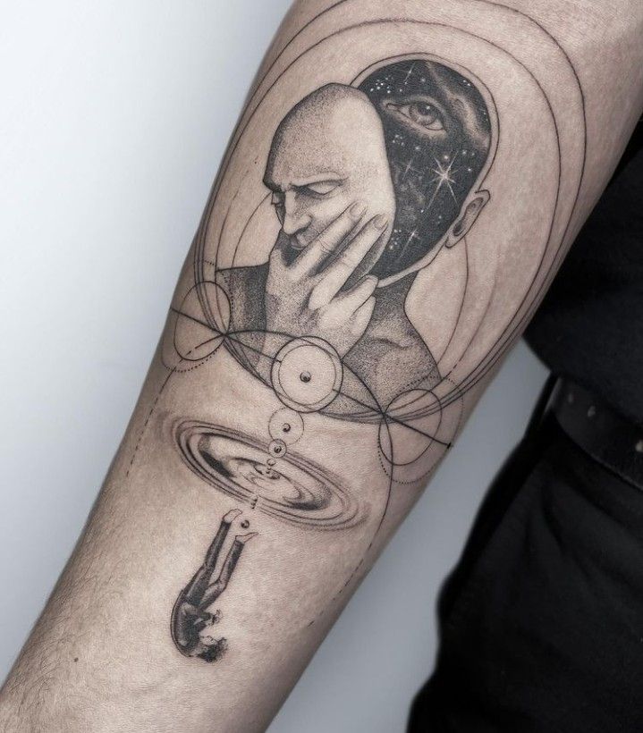 surrealist journey on skin