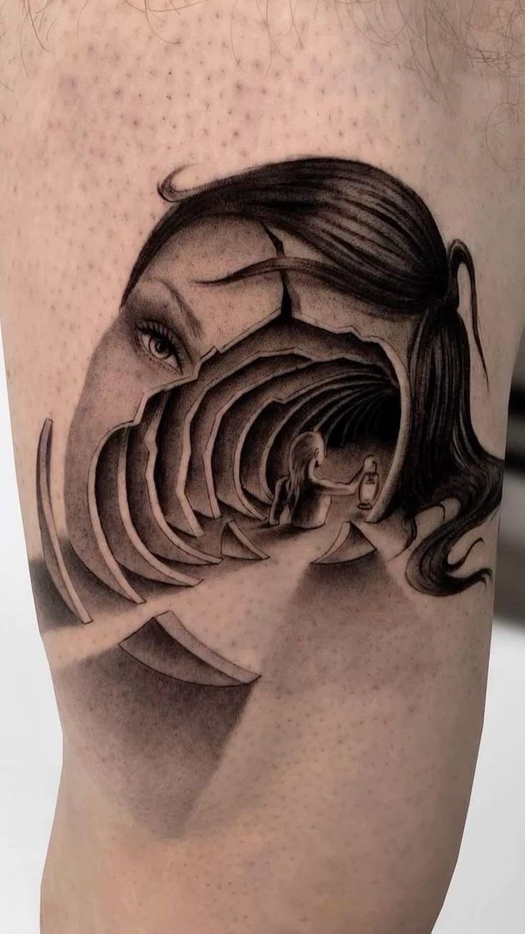 Mesmerizing Surrealism Tattoo for Unique Expression