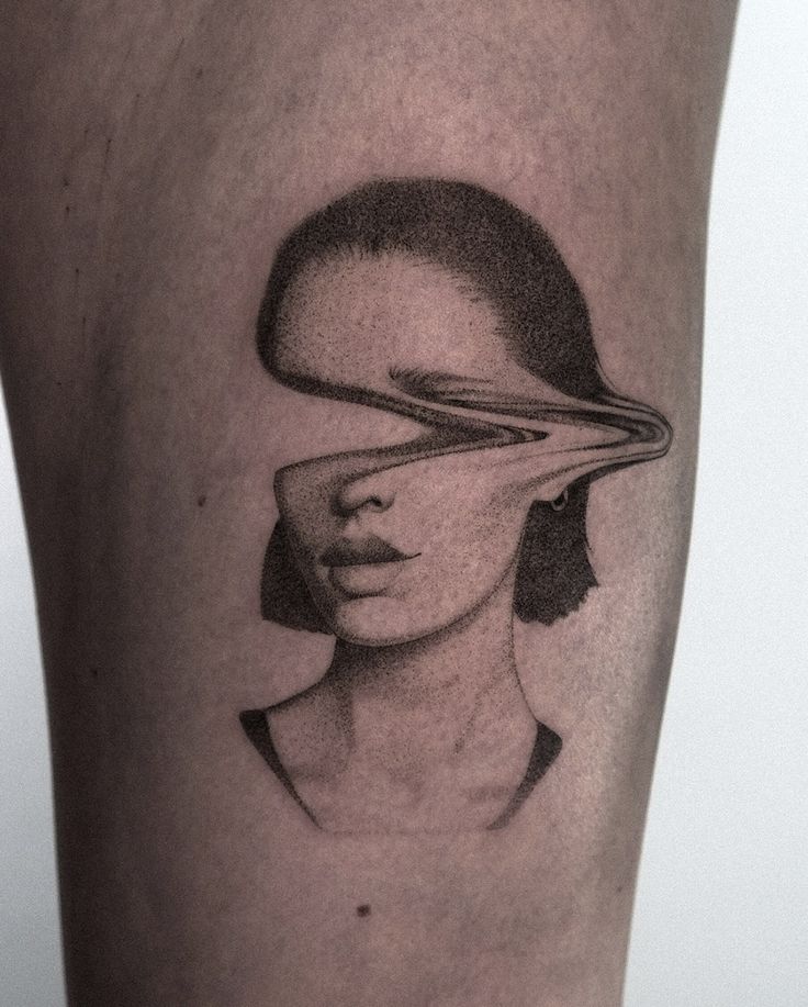 Surreal Portrait Tattoo