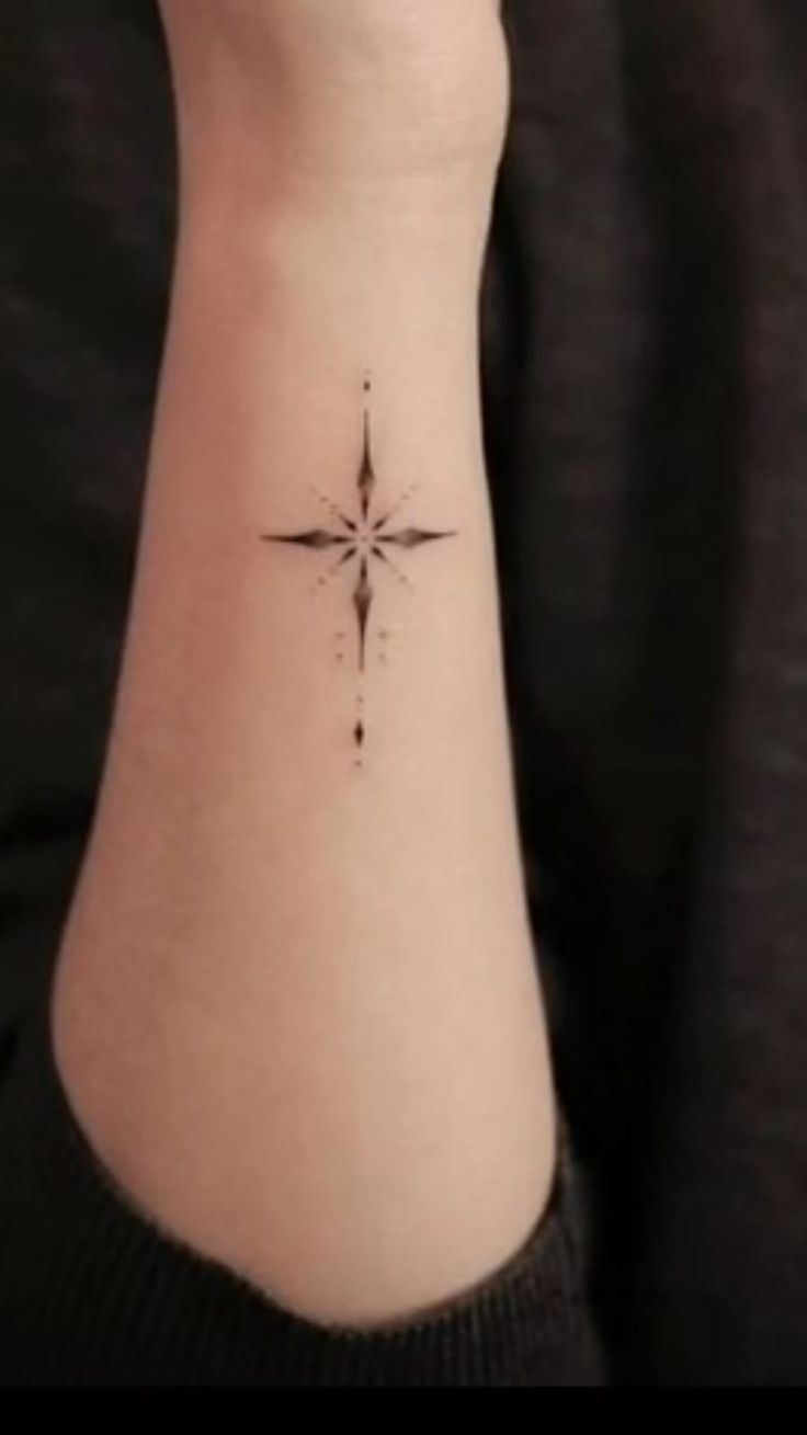 Elegant Minimalist Wrist Tattoo