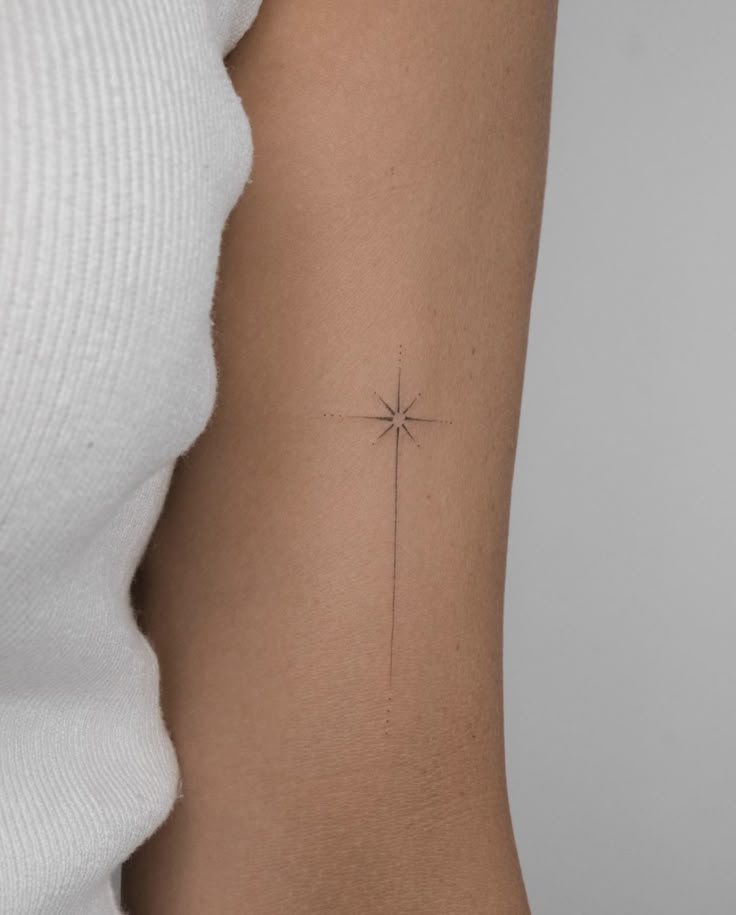 Elegant Minimalist Star Tattoo for the Wrist