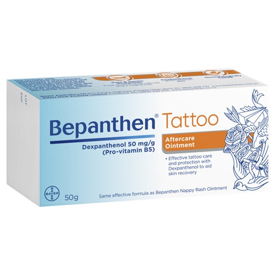 bepanthen tattoo aftercare cream